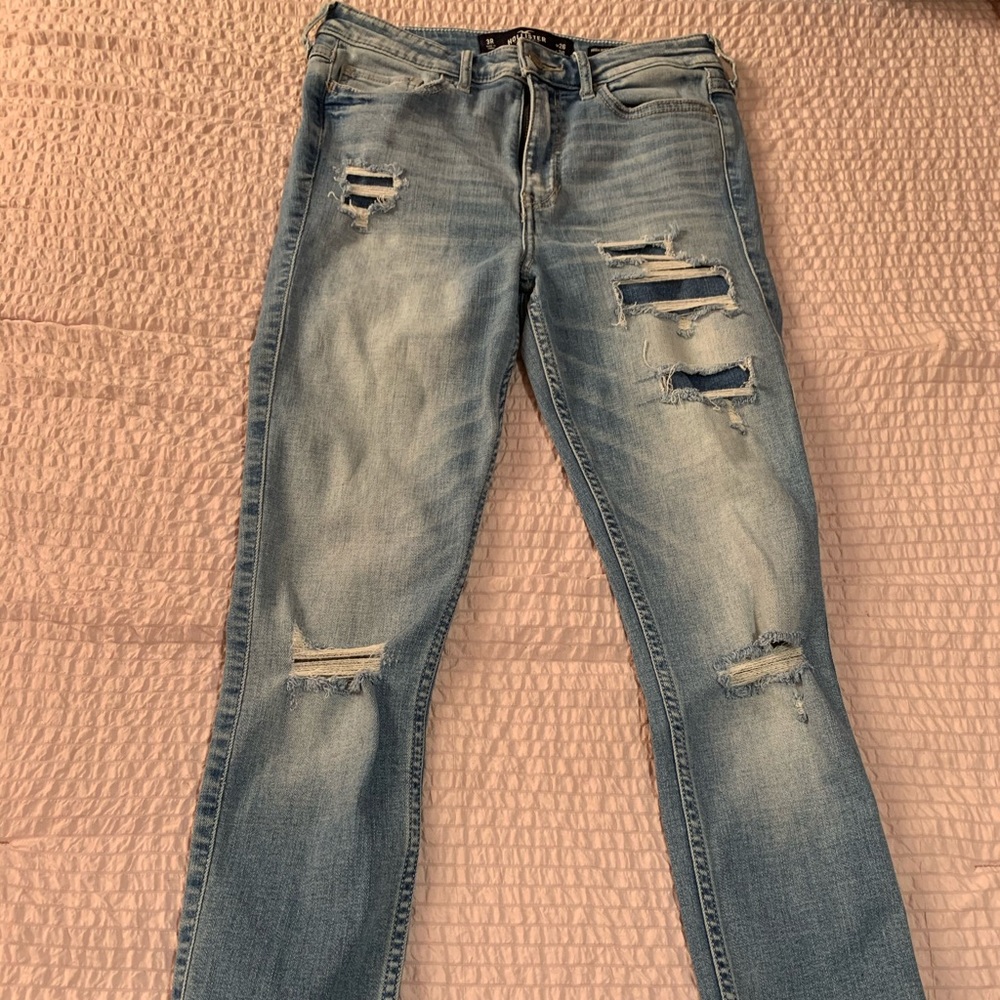 Hollister Jeans High Rise Super Skinny Cropped